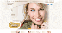 Desktop Screenshot of eastsidedental.com